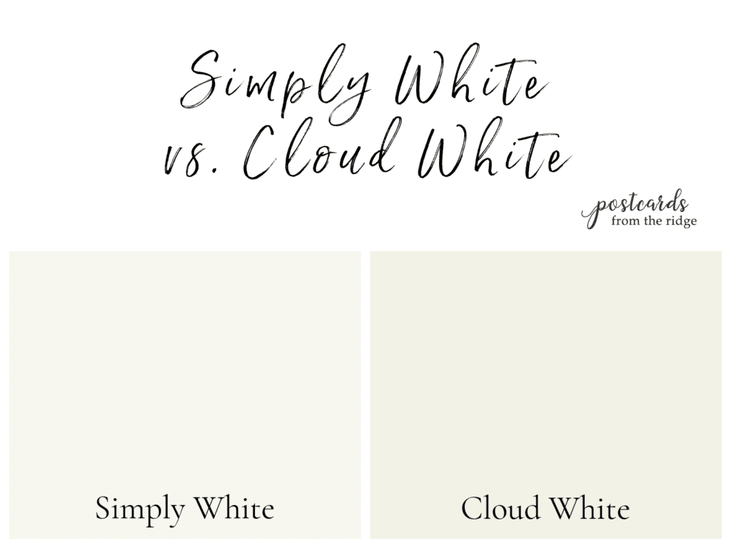 简单的白色vs云白色